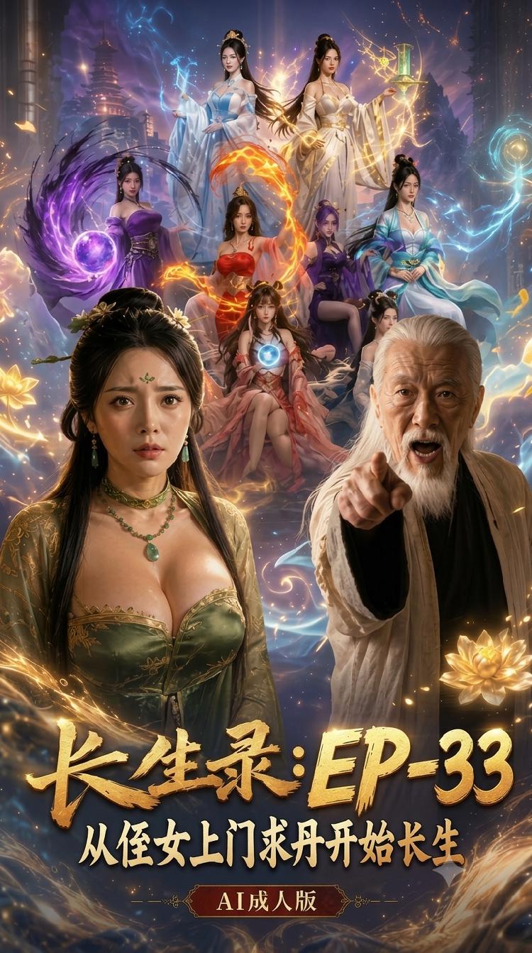 AI成人短剧：ACDJ《96岁快死的老头觉醒系统，第二天直接返老还童》EP-33（全1集） 